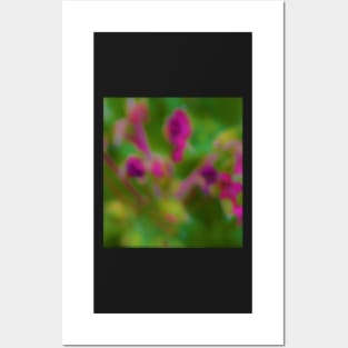 Blurry Flowers Posters and Art